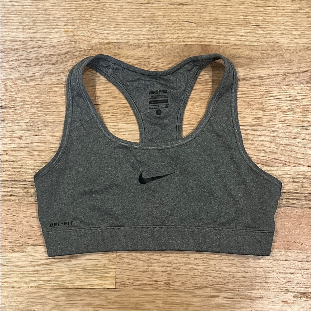 Nike Women's Charcoal Dri-FIT Sports Bra